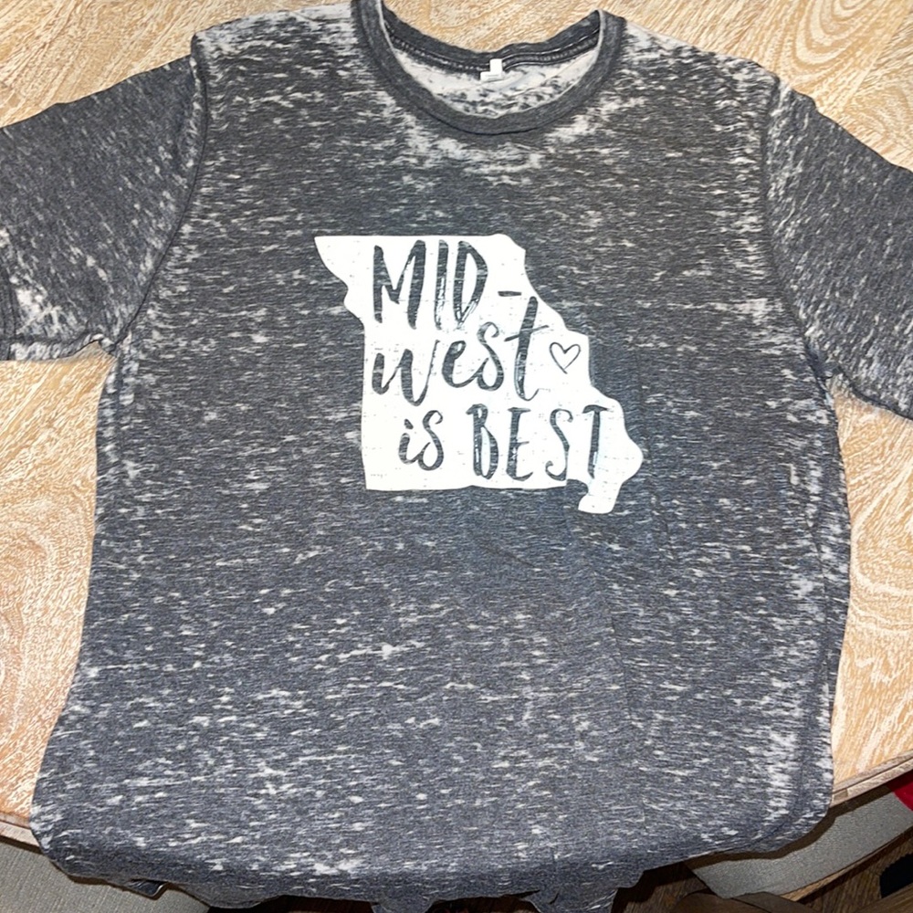 Midwest is Best tee Missouri stl St. Louis cardinals baseball blues hockey